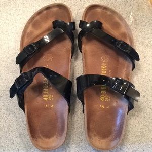 Black Mayari Birkenstock Sandals size 40